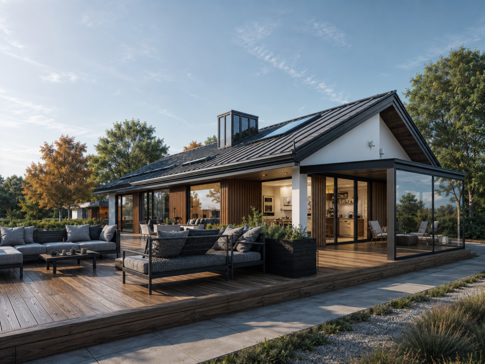 Проект дома из газобетона «Веретье» 198 м² — 8750000 ₽ | Скрижалъ