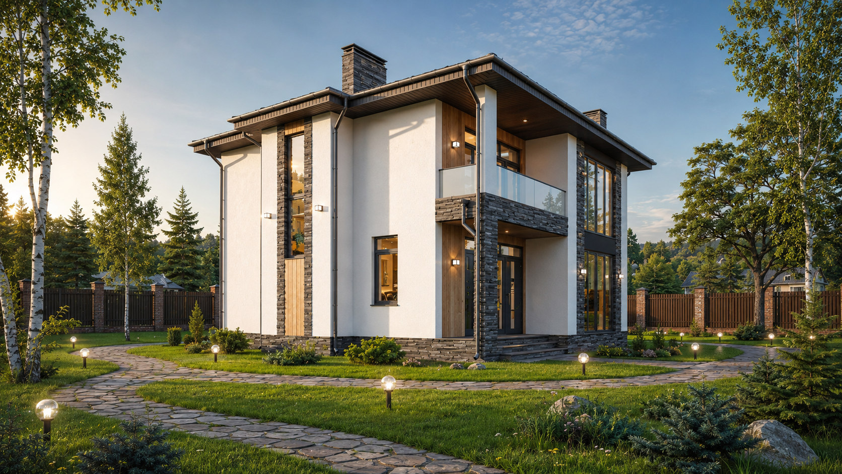 Проект дома из газобетона «Светогор» 217 м² — 8390000 ₽ | Скрижалъ