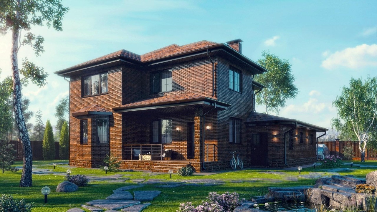 Проект дома из газобетона «Велегор» 248 м² — 9850000 ₽ | Скрижалъ