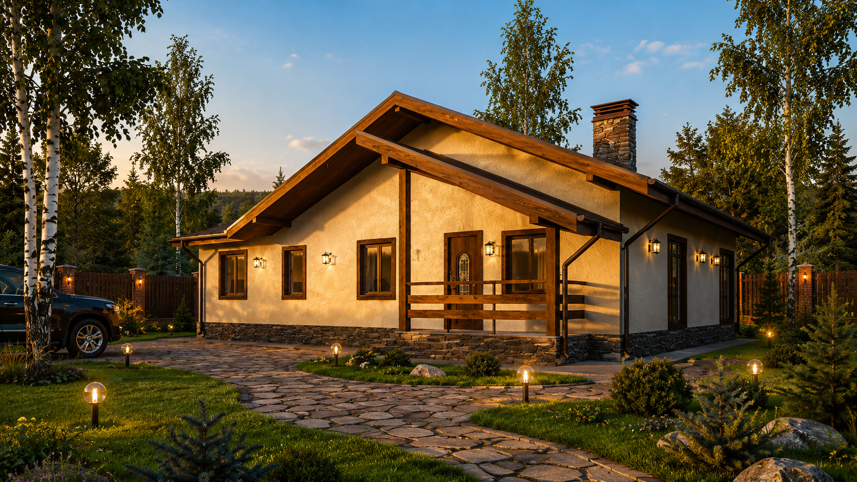 Проект дома из газобетона «Горница» 173 м² — 7690000 ₽ | Скрижалъ