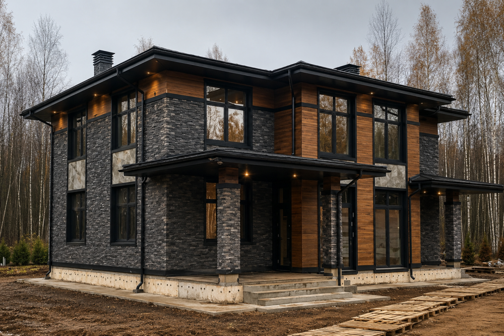 Проект дома из газобетона «Чернослав» 254 м² — 10750000 ₽ | Скрижалъ