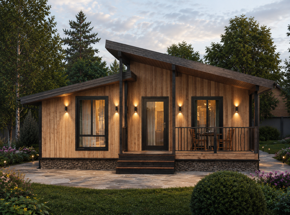 Проект каркасного дома «Сокол» 50 м² — 2290000 ₽ | Скрижалъ