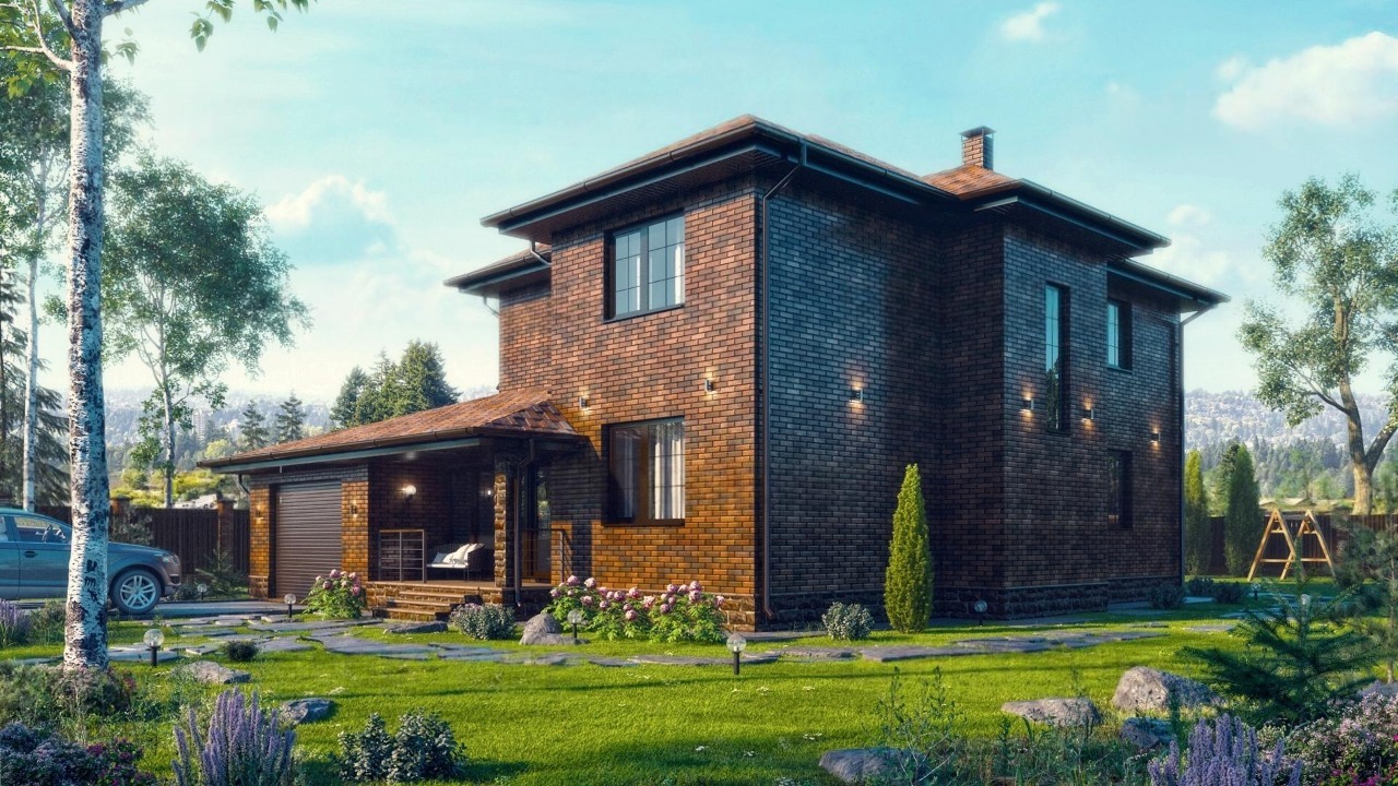 Проект дома из газобетона «Велегор» 248 м² — 9850000 ₽ | Скрижалъ