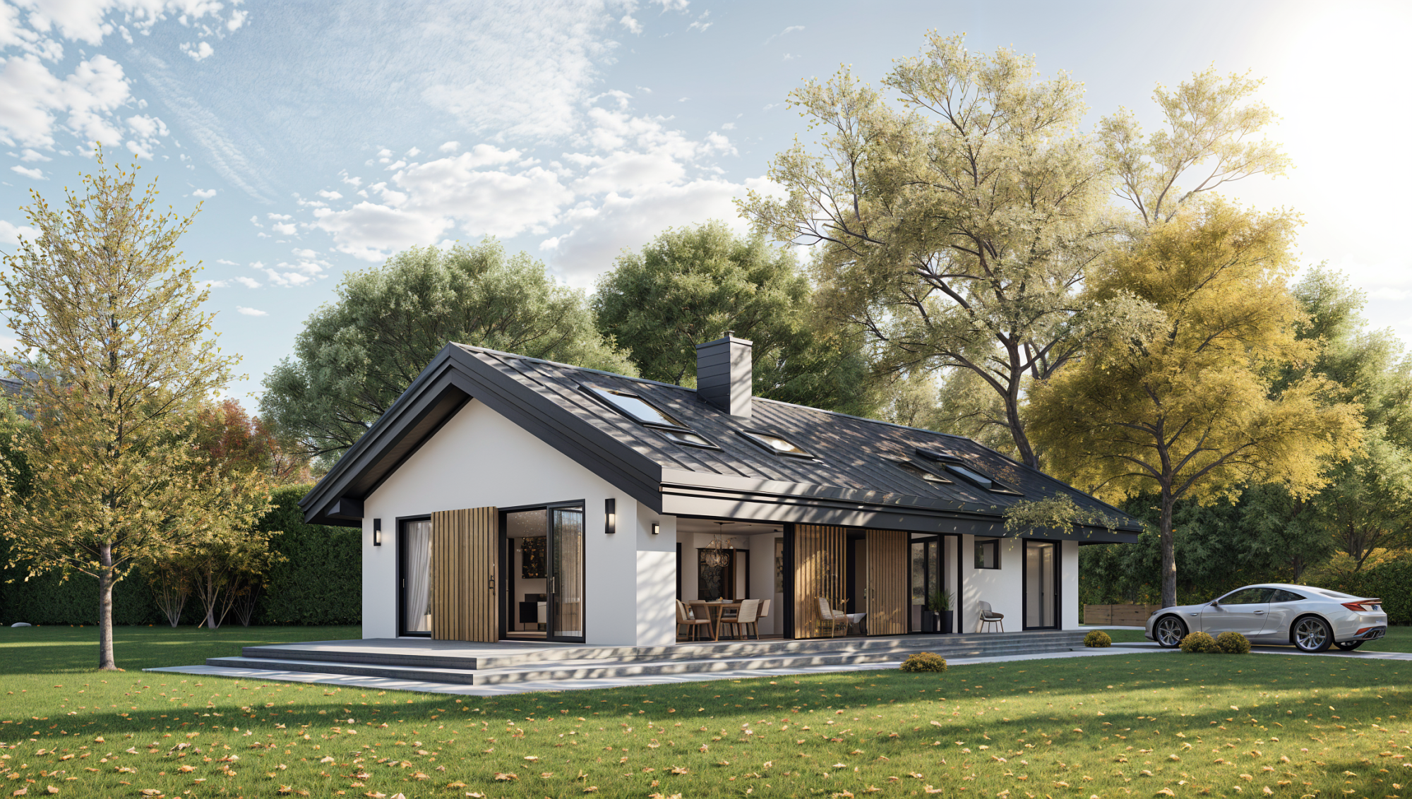Проект дома из газобетона «Рось» 147 м² — 9390000 ₽ | Скрижалъ