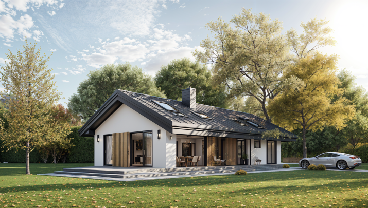 Проект дома из газобетона «Рось» 147 м² — 9390000 ₽ | Скрижалъ