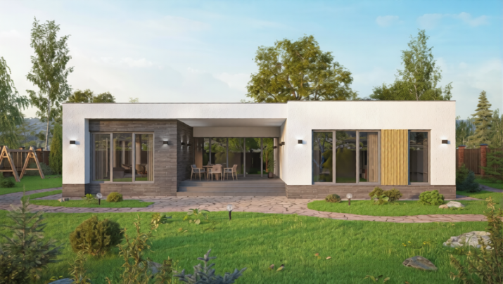 Проект дома из кирпича «Ладуга» 175,7 м² — 10550000 ₽ | Скрижалъ