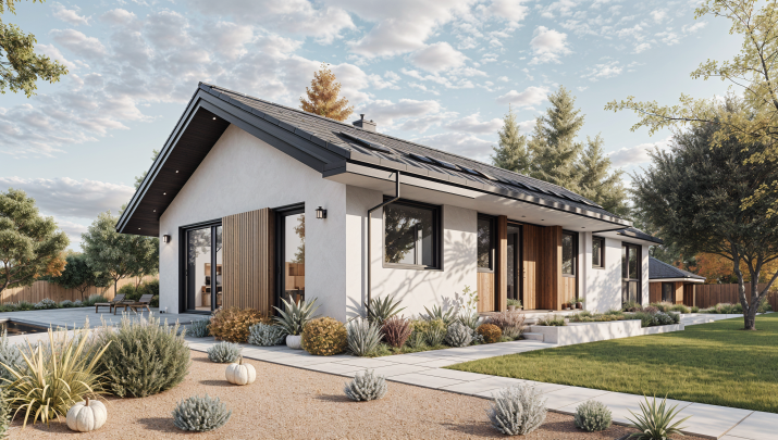 Проект дома из газобетона «Рось» 147 м² — 9390000 ₽ | Скрижалъ