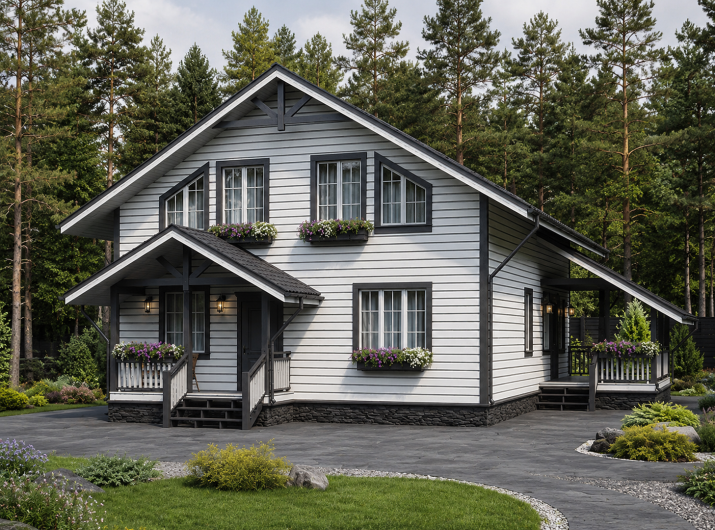 Проект дома из бруса «Рубеж» 180 м² — 9690000 ₽ | Скрижалъ