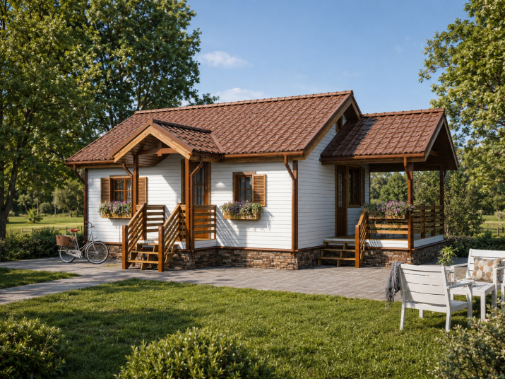 Проект дома-бани «Ярель» 42,4 м² — 2090000 ₽ | Скрижалъ